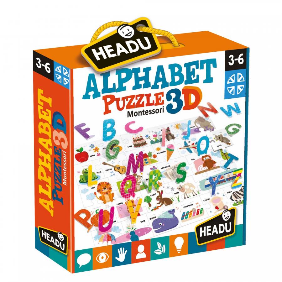 Montessori Alphabet Puzzle 3D