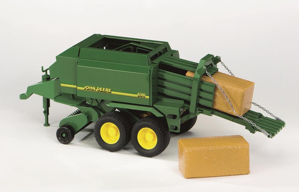 Rimorchio Pressaballe John Deere