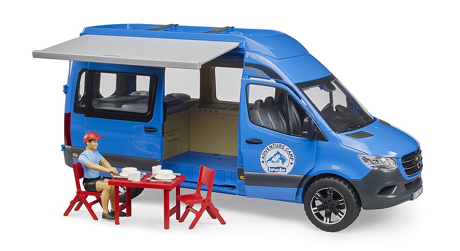  MB Sprinter camper con personaggio