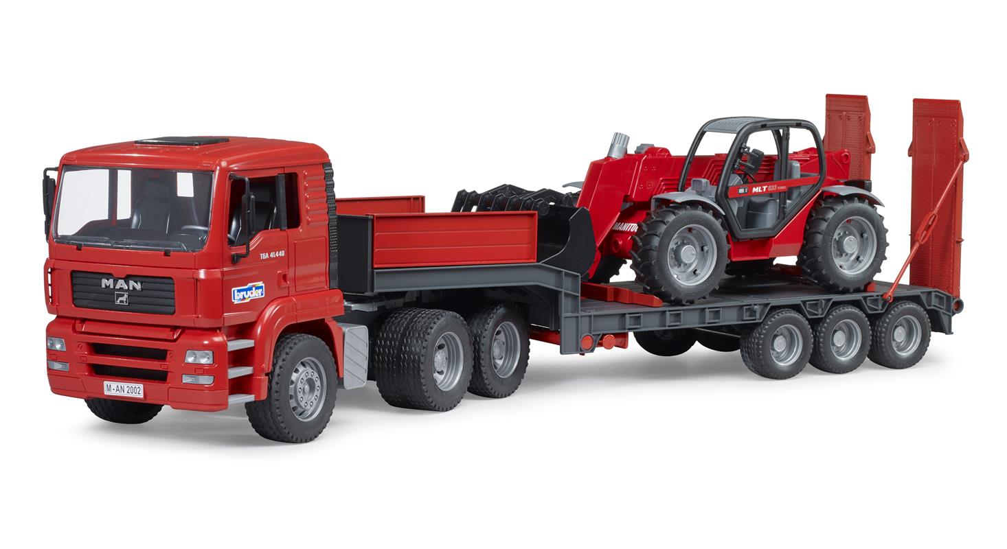  MAN TGA bilico con Manitou MLT 633