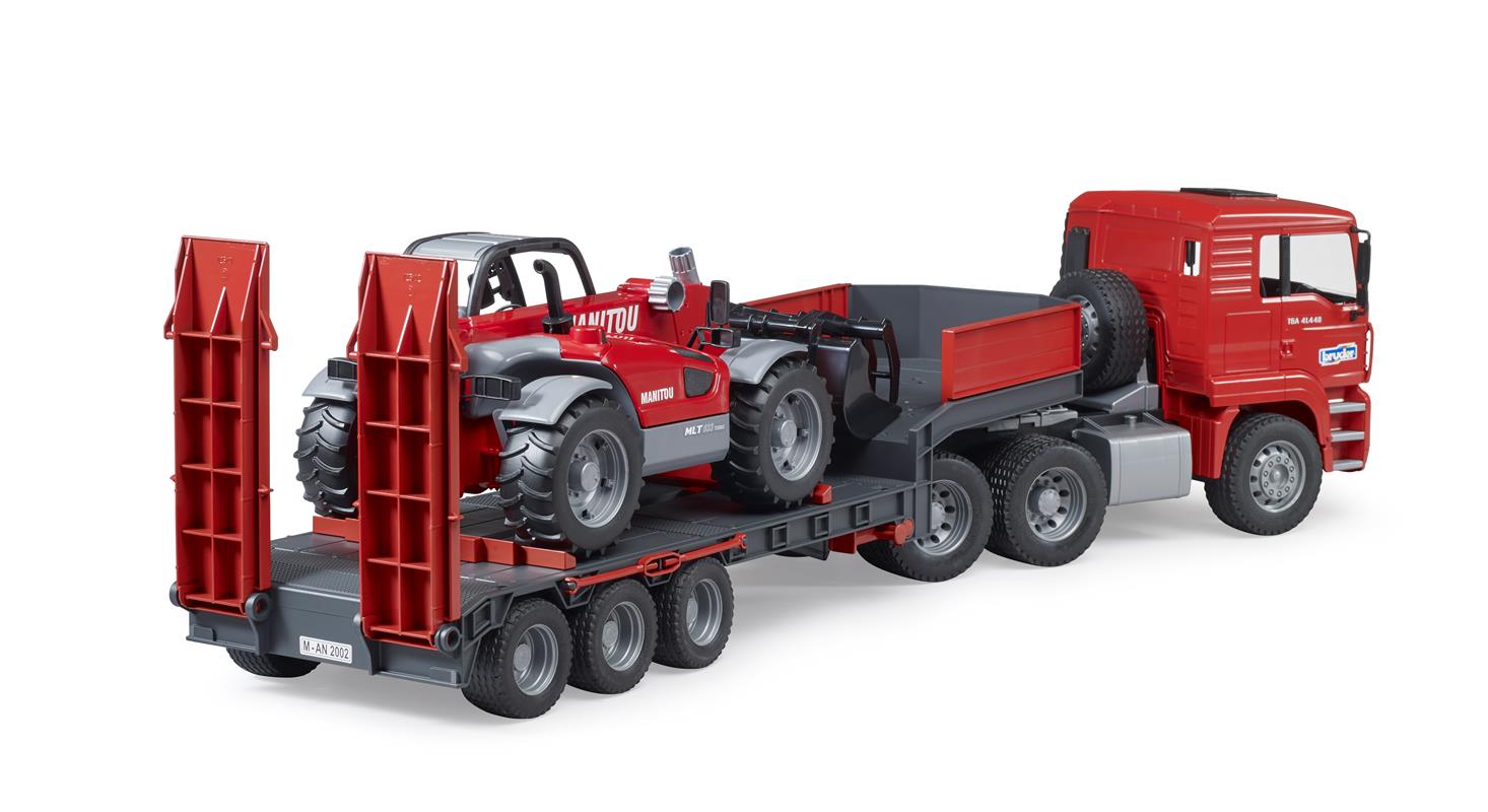  MAN TGA bilico con Manitou MLT 633