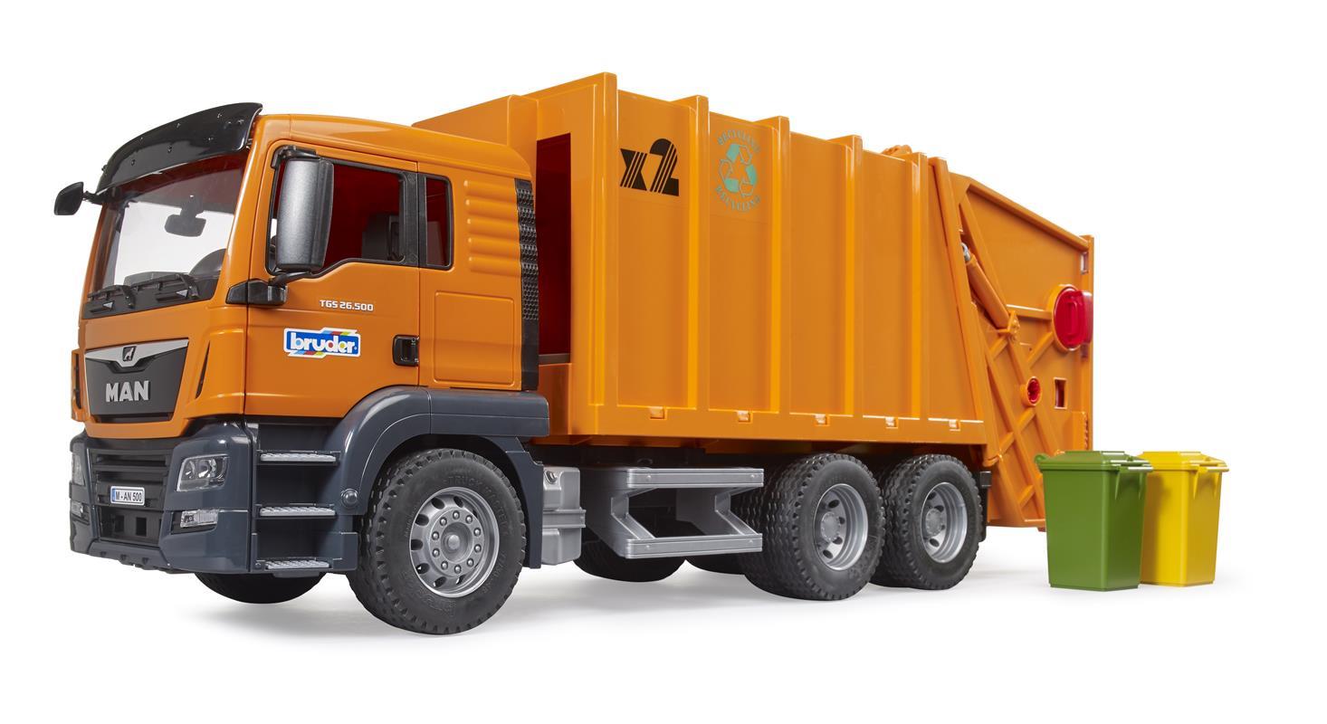  MAN TGS camion trasporto rifiuti arancione