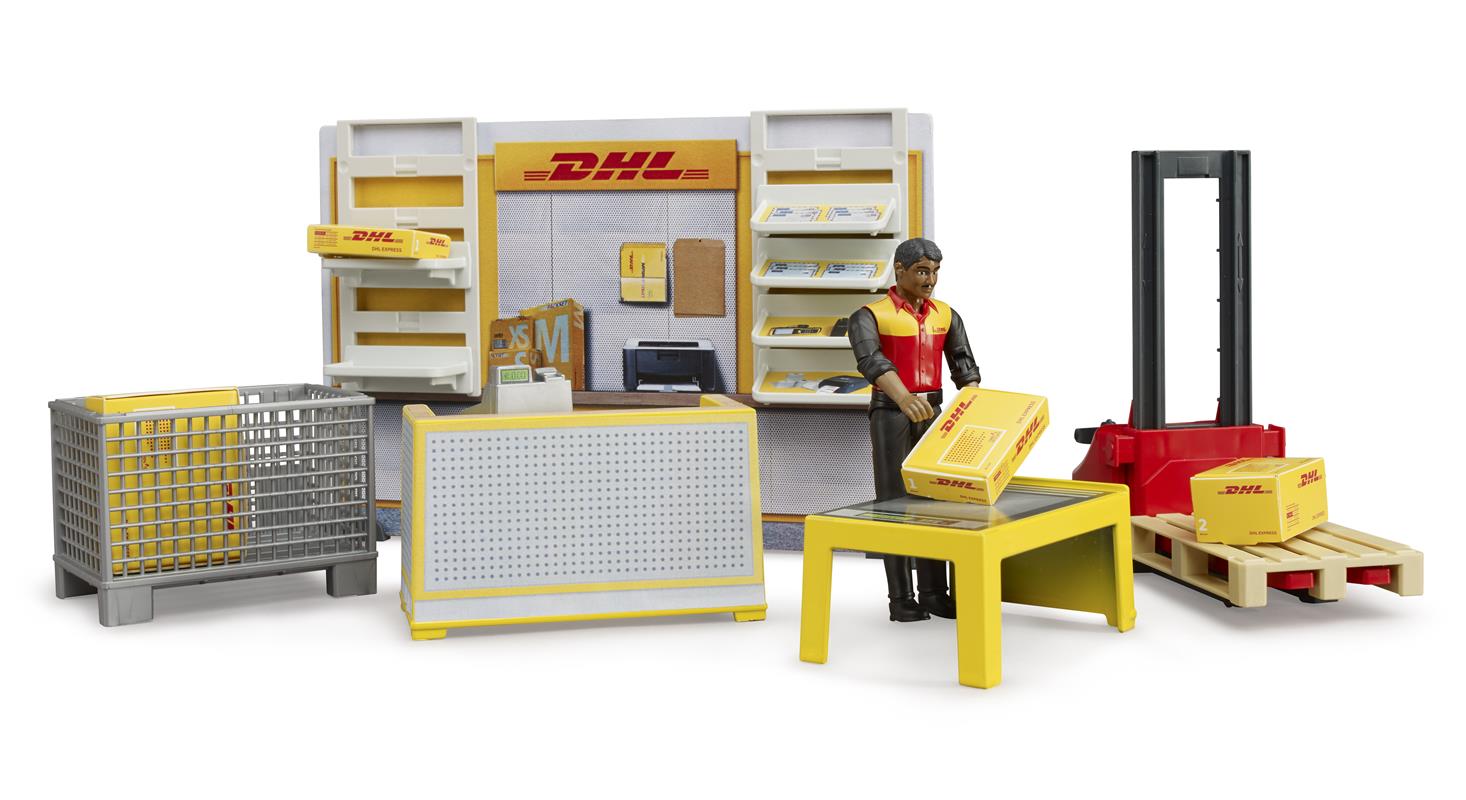 Centro Spedizioni Dhl Con Accessori E Transpallet Manuale