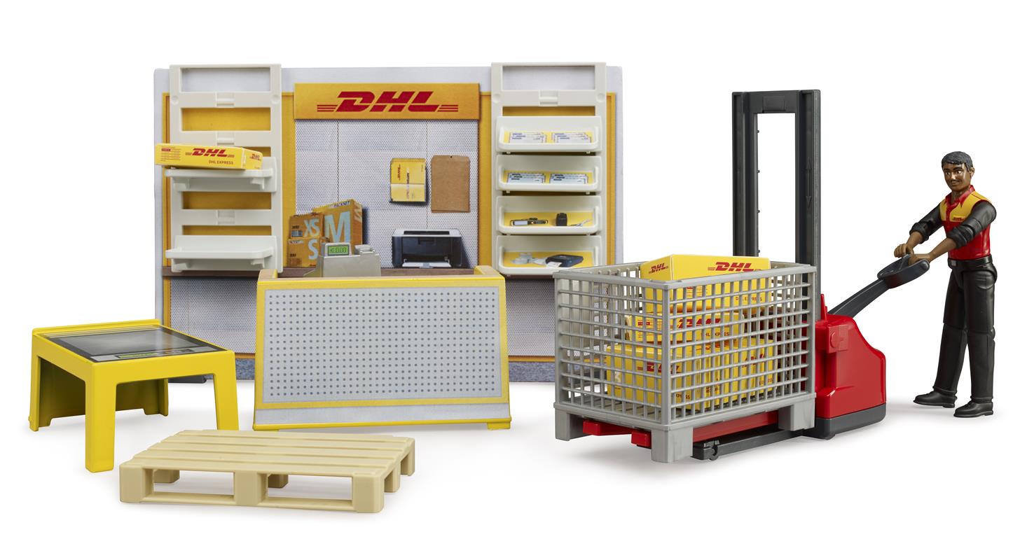 Centro Spedizioni Dhl Con Accessori E Transpallet Manuale